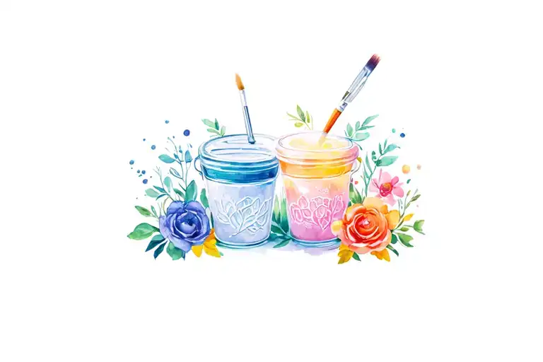 friendship pattern Pyrex tattoo design idea