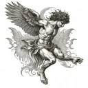 icarus falling Icarus tattoo design idea