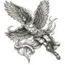 icarus falling Icarus tattoo design idea