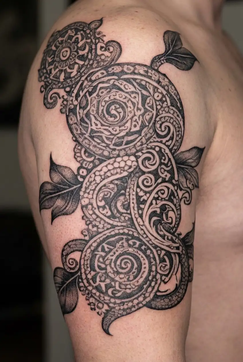 Anglo-Saxon tattoo design idea