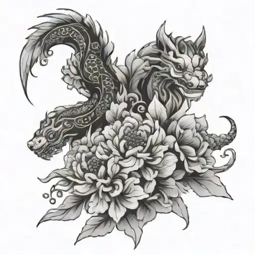 Korean tattoo design idea