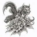 Korean tattoo design idea