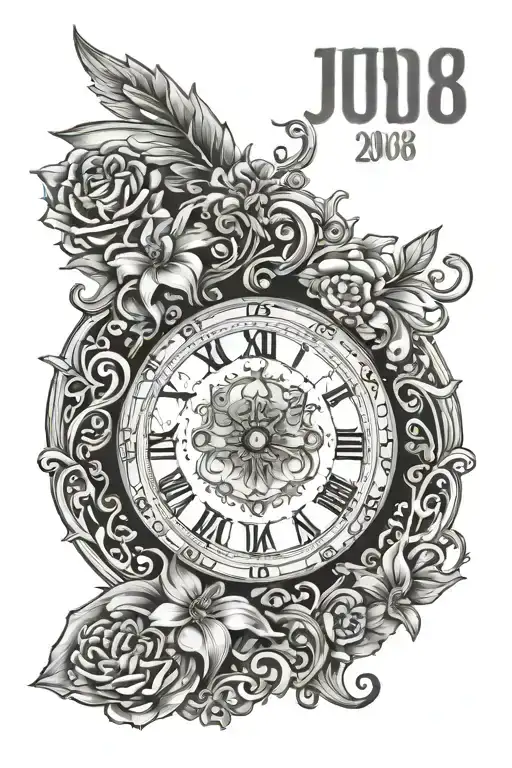 calendar with date june 12 2008 tattoo design idea