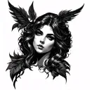 Tyche tattoo design idea