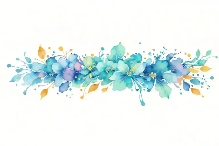 splash tattoo design idea