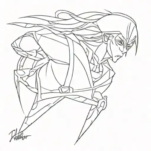 child namer raiden tattoo design idea