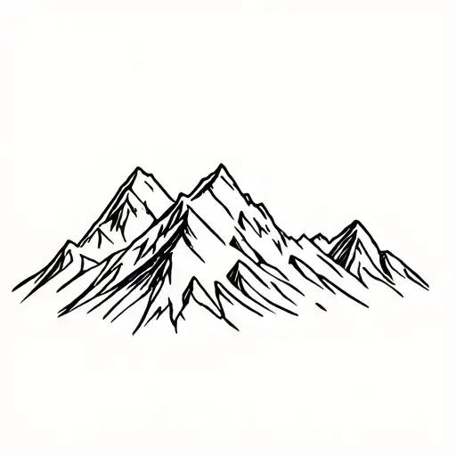 Mount Everest tattoo design idea