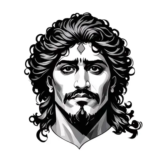 raj tattoo design idea