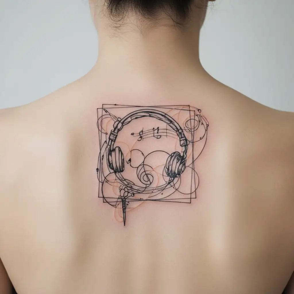 music techno rave  tattoo design idea