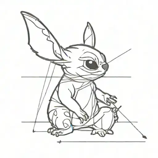 stitch wound tattoo design idea