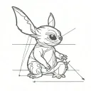 stitch wound tattoo design idea