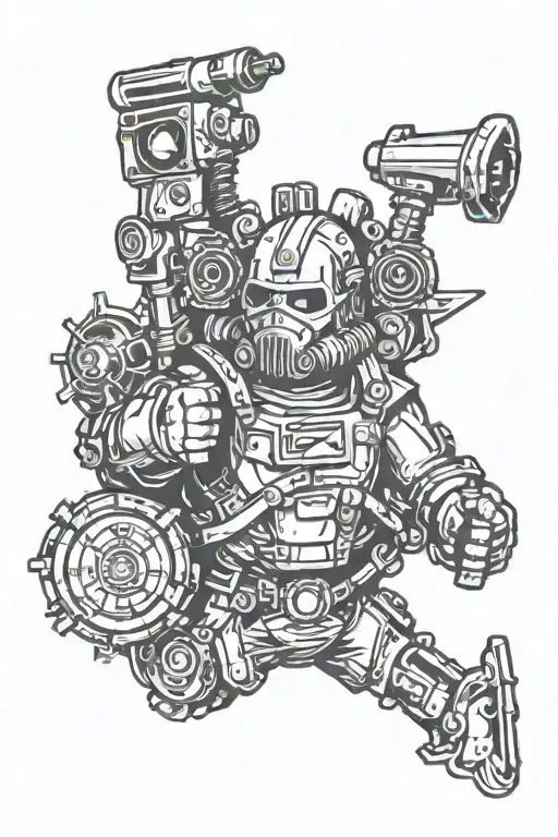 fallout new vegas tattoo design idea