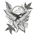 Beach Boys lyrics tattoo design idea