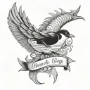 Beach Boys lyrics tattoo design idea