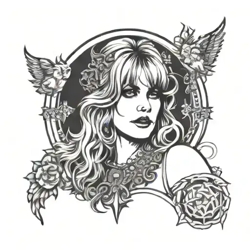 Stevie Nicks tattoo design idea