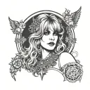 Stevie Nicks tattoo design idea