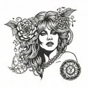 Stevie Nicks tattoo design idea
