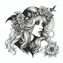 Stevie Nicks tattoo design idea