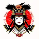 Shogun tattoo design idea