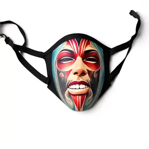 omni Mask tattoo design idea