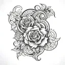 Commitment tattoo design idea