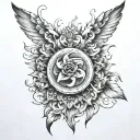Commitment tattoo design idea