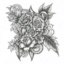 Commitment tattoo design idea