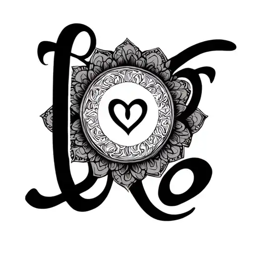 "Love" Kundalini tattoo design idea