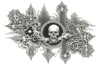 GODS PLAN tattoo design idea