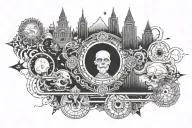 GODS PLAN tattoo design idea