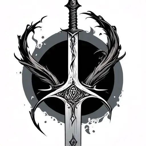 Imam Ali Sword tattoo design idea