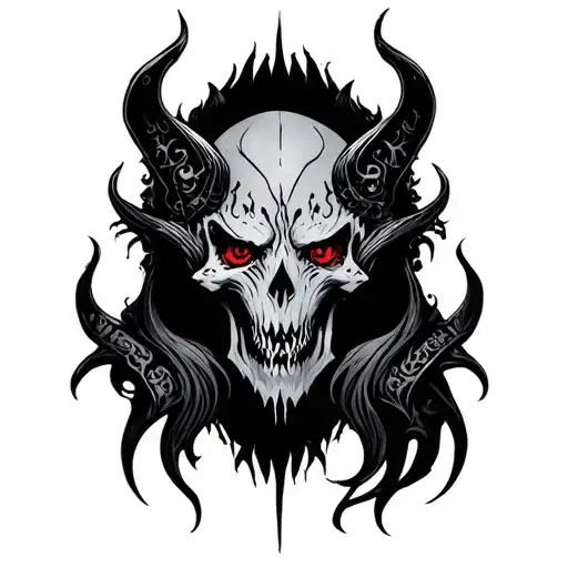 belial tattoo design idea