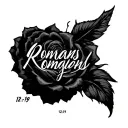 Romans 12:19 tattoo design idea