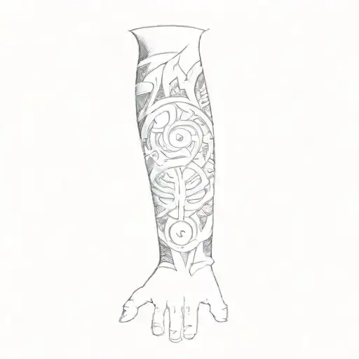 a tribal tattoo tattoo design idea