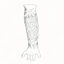 a tribal tattoo tattoo design idea