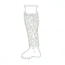 a tribal tattoo tattoo design idea