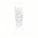 a tribal tattoo tattoo design idea