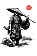 Chinese farmer parable tattoo design idea