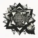 self made sculpture tattoo design idea