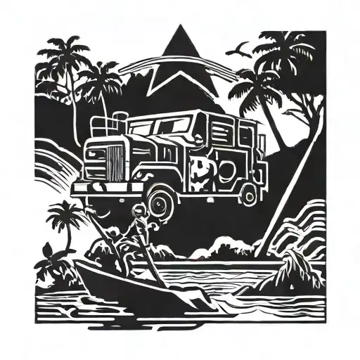 I want a tattoo based on the Far Cry 3 tattoo, this tattoo has to be original and I want it to start from the hip and en tattoo design idea