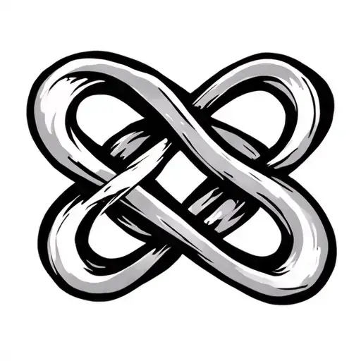 bandile is the name with infinity symbol tattoo design idea