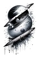 Filler Space tattoo design idea