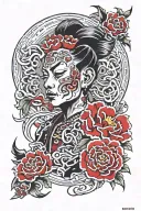 Yaqui traditional tattoo tattoo design idea