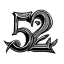 Roman Numeral 5 22 tattoo design idea