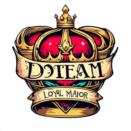 kids names King Major Loyal Dream tattoo design idea