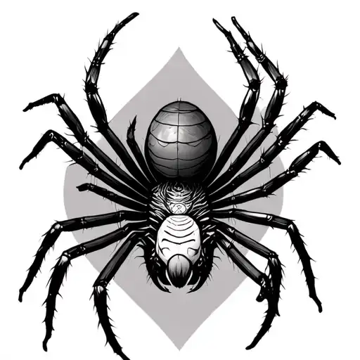 queen of spiders arachne tattoo design idea