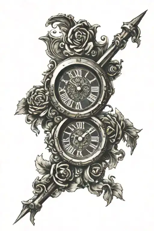 1992 Roman Numerals tattoo design idea