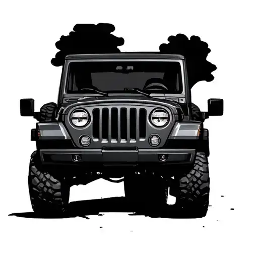 Jeep tattoo design idea