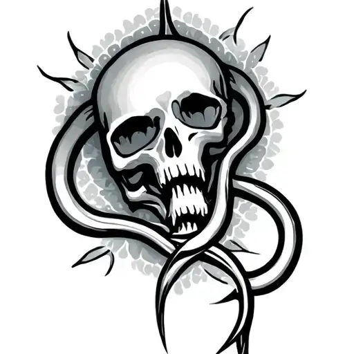 Ovarian Cancer tattoo design idea