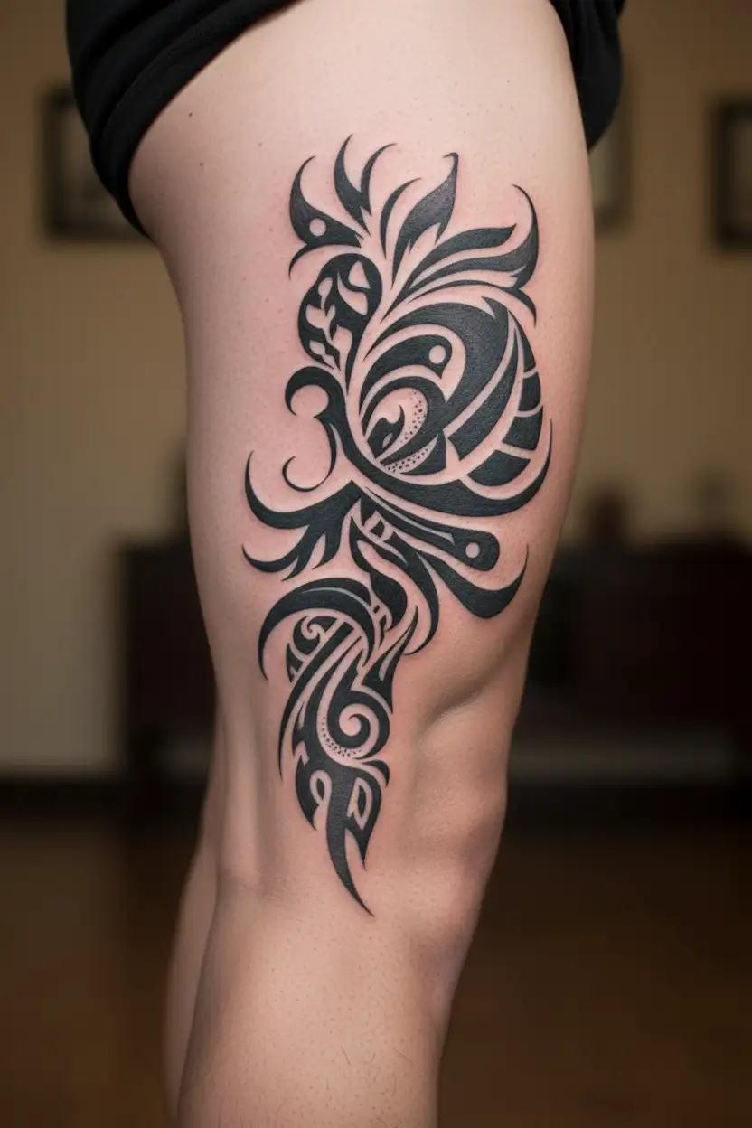 Bbc qos tribal patterns tattoo design idea